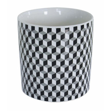 Kitchen Utensils Holder Ceramic Blue Drops