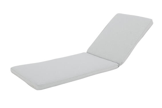 Naterial Patio Cushion Chair High Back Reseat 100% Recycled 190x65x5cm Pearl