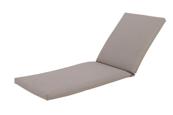 Naterial Texty Pool lounger Cushion 100% Recycled Taupe 1.80mx63cmx5cm 