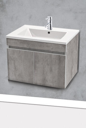 Wall Hung Combo Grey Reef 600 Basin Included
