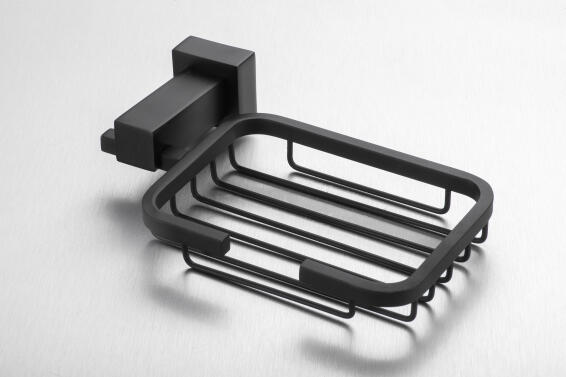 Shower Soap Holder Wall Mounted Malta Black Gio
