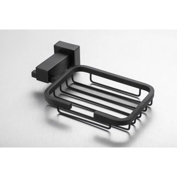 Shower Soap Holder Wall Mounted Malta Black Gio