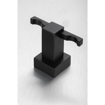 Gio malta double robe hook black
