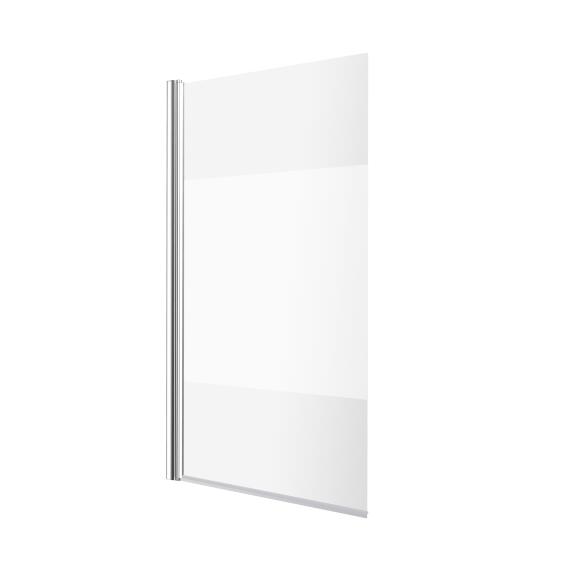 Sensea Essential Bath Shower Screen Pivot Chrome H140cmxW80cm