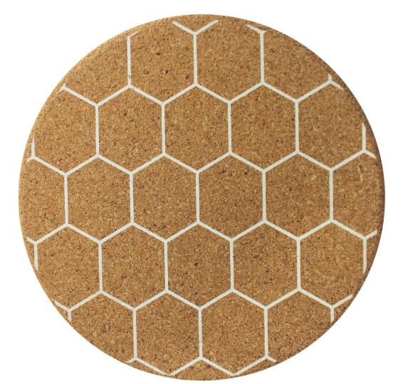Kitchen Trivet Cork Honeycomb