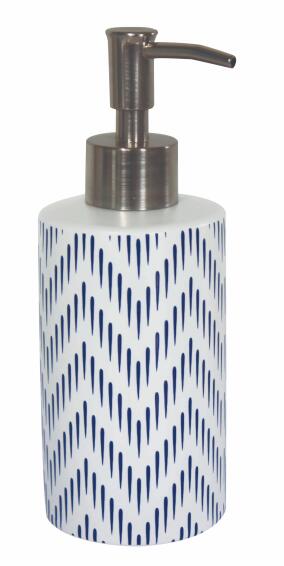Kitchen Soap Dispenser Ceramic Blue Drops 68 X 68 X 70Mm