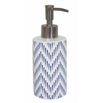 Kitchen Soap Dispenser Ceramic Blue Drops 68 X 68 X 70Mm