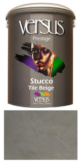 Interior paint VERSUS Prestige Venetian stucco tile beige base cote 5L
