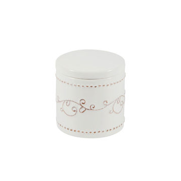 Ceramic cotton box Emmy white