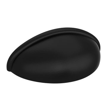 Cabinet cup handle black steel 64mm 2pc inspire