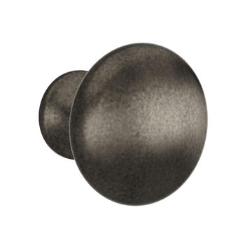Cabinet mushroom knob antique pewter 28.5mm 2pc inspire
