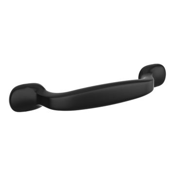 Cabinet dynasty handle matt black 128mm 2pc inspire