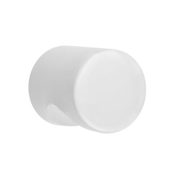 Cabinet cylindrical knob white 2pc inspire