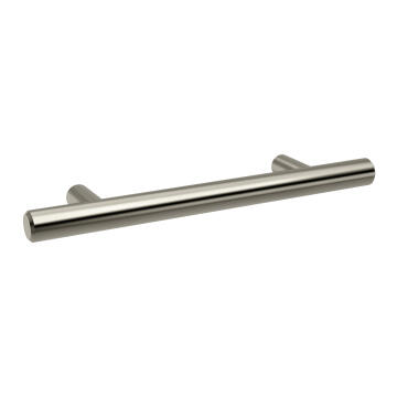 Cabinet bar handle steel brushed 96mm 2pc inspire