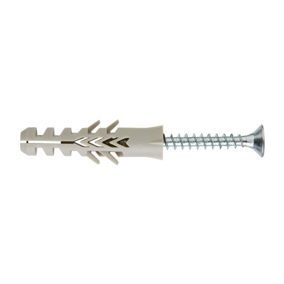 NYLON ANCHORC.BOARD SCREW ZP 6.0X60 6P