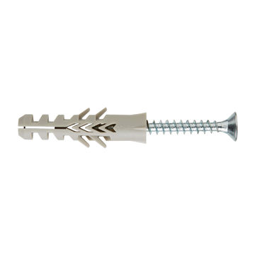 NYLON ANCHORC.BOARD SCREW ZP 6.0X60 6P