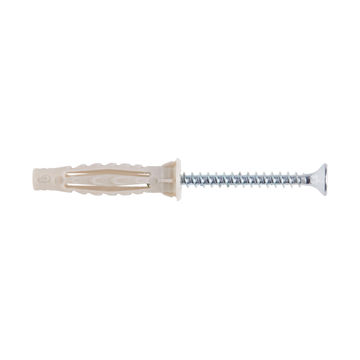 NYLON ANCHOR C.BOARD SCREW ZP 3.5X40 50P