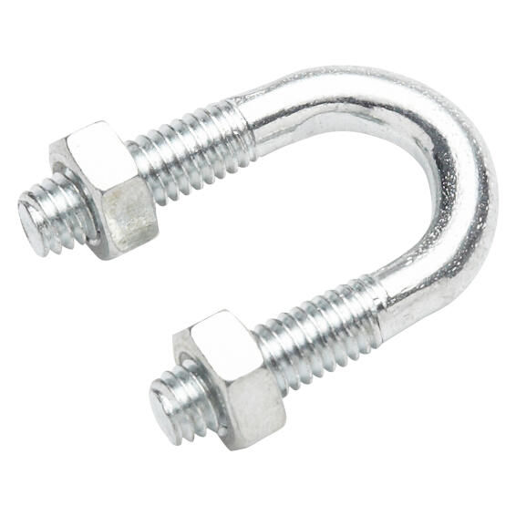 U-bolt clamp with nuts 6x13mm 4pc standers