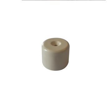 Plastic bun foot, dome, 50x43, cream, fit