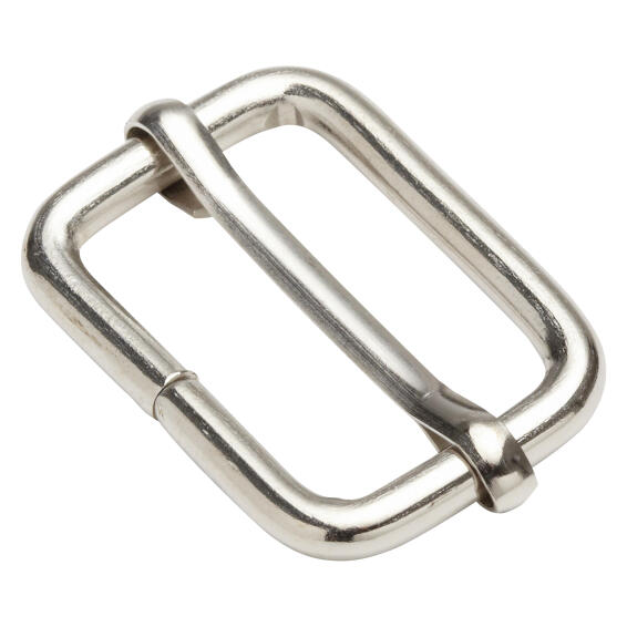 Adjustable strap buckles nickel plated 25mm 2pc standers