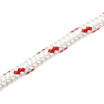 Rope Braided White Red 8 mm x 15 m STANDERS