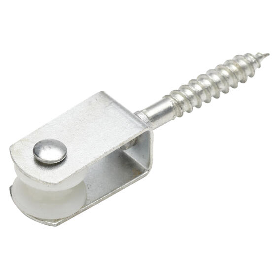 Screw pulley zinc plated nylon wheel 15mm 5kg for 5mm cord standers