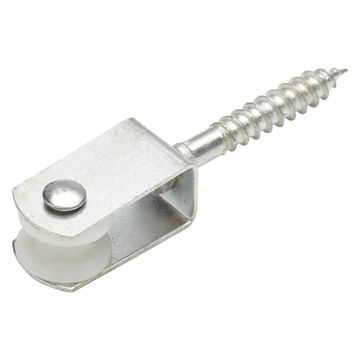 Screw pulley zinc plated nylon wheel 15mm 5kg for 5mm cord standers