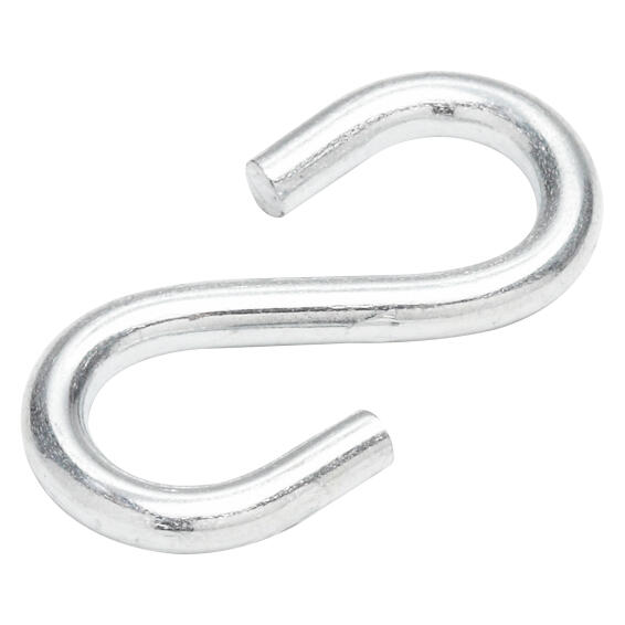 S-hooks open silver 3.0x5.0mm 4pc standers