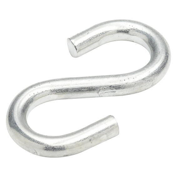 S-hook open silver 4.0x6.5mm standers