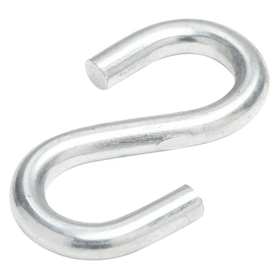 S-hook open silver 7.0x12.0mm standers