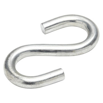 S-hook open silver 10x15mm standers
