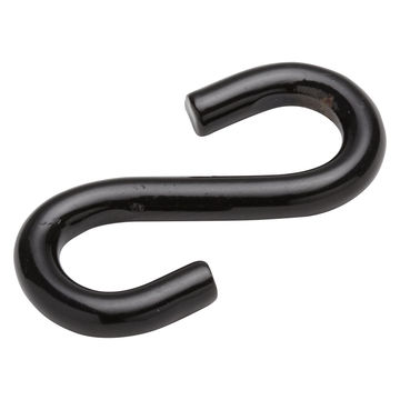 S-hooks open black 5.0x8.0mm 2pc standers