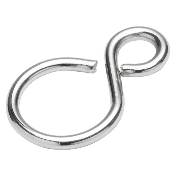 S-hooks close chrome plated 2.0x5.5/12mm 2pc standers