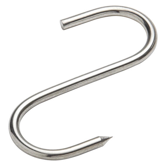 S-hook butcher stainless steel 4x80mm standers