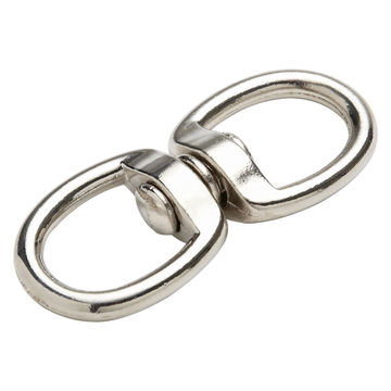 Double ended swivel eye hook nickel plated 14.0mm standers