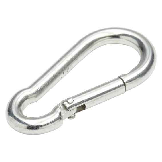 Snap hook silver 5.0x50mm standers
