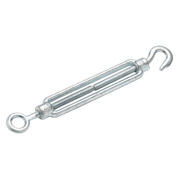 Turnbuckle hook to eye forged for 6mm cable 60kg standers