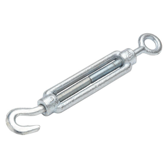 Turnbuckle hook to eye forged for 8mm cable 110kg standers