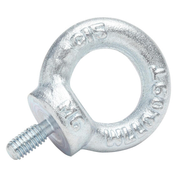 Male lifting eye bolt steel 6mm 60kg standers