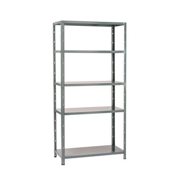 Spaceo metal shelving 5 tiers w90xd40xh187cm