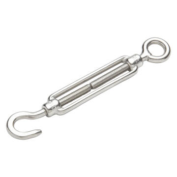 Turnbuckle hook to eye stainless steel standers