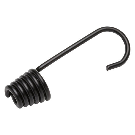 Rubber cable hooks 6mm black 2pc standers
