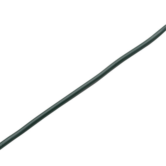 Span wire steel green plastic cover 27mmx20m suki
