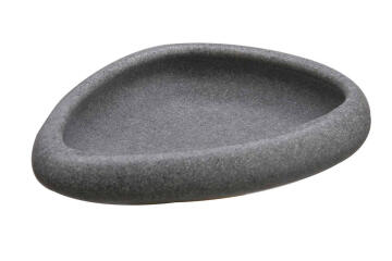 Soap dish resin SENSEA Gypso grey