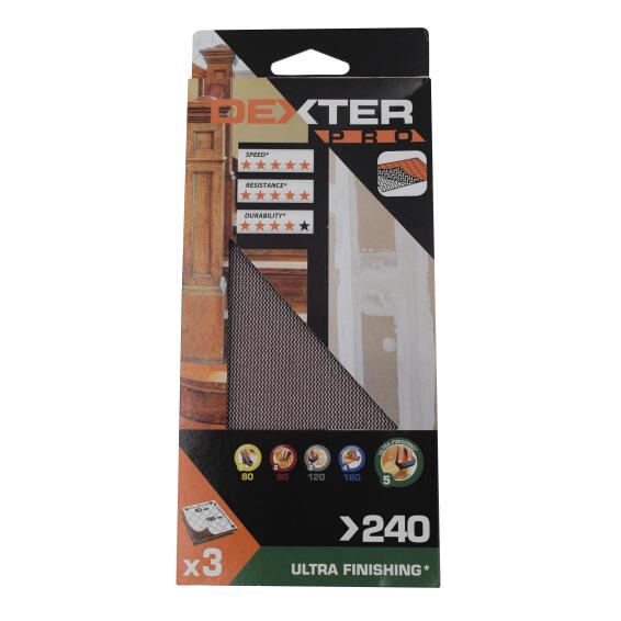 Mesh DEXTER PRO 93x185 g240 by pack