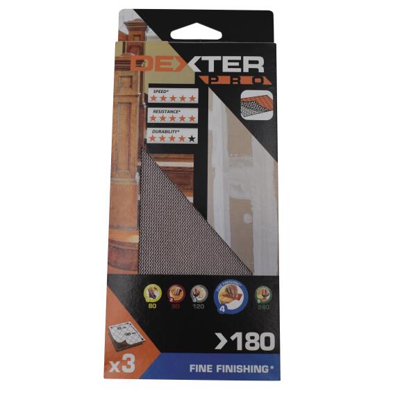 Mesh DEXTER PRO 93x185 G180 by pack