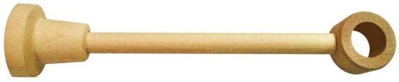 Inspire curtain rod bracket  28mm diameter light oak 300mm