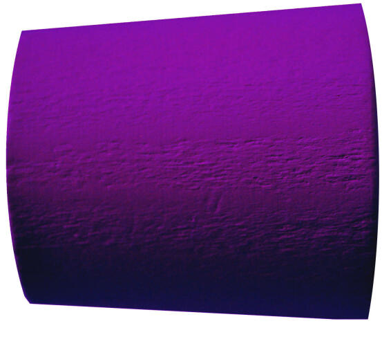 Inspire curtain rod finial  28mm diam pellet magnet cone purple x1