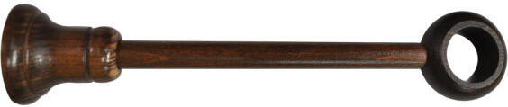 Inspire curtain rod bracket  extendable 35mm diameter dark oak 130-215mm