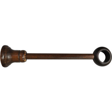 Inspire curtain rod bracket  extendable 35mm diameter dark oak 130-215mm